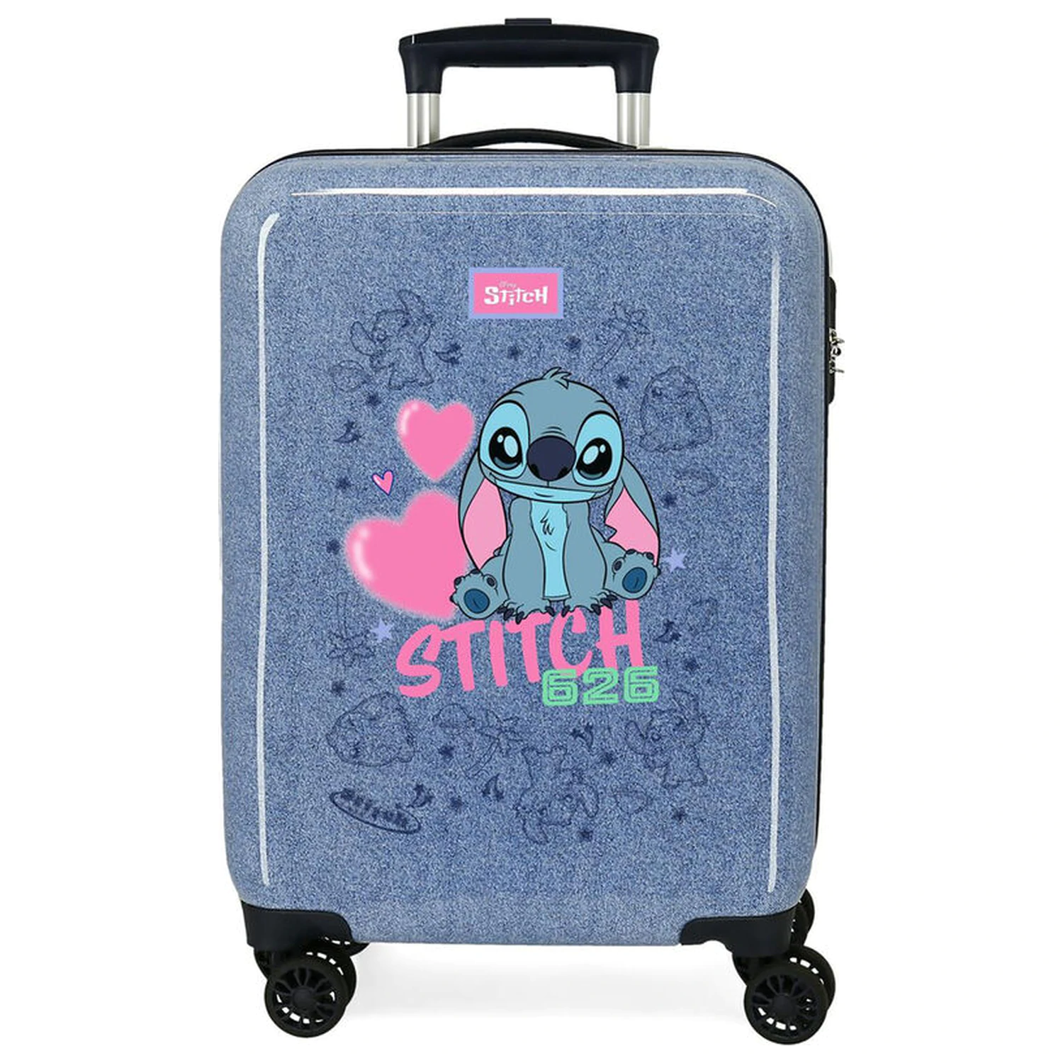 Disney Stitch Hearts ABS Trolley-Koffer 55cm Produktfoto