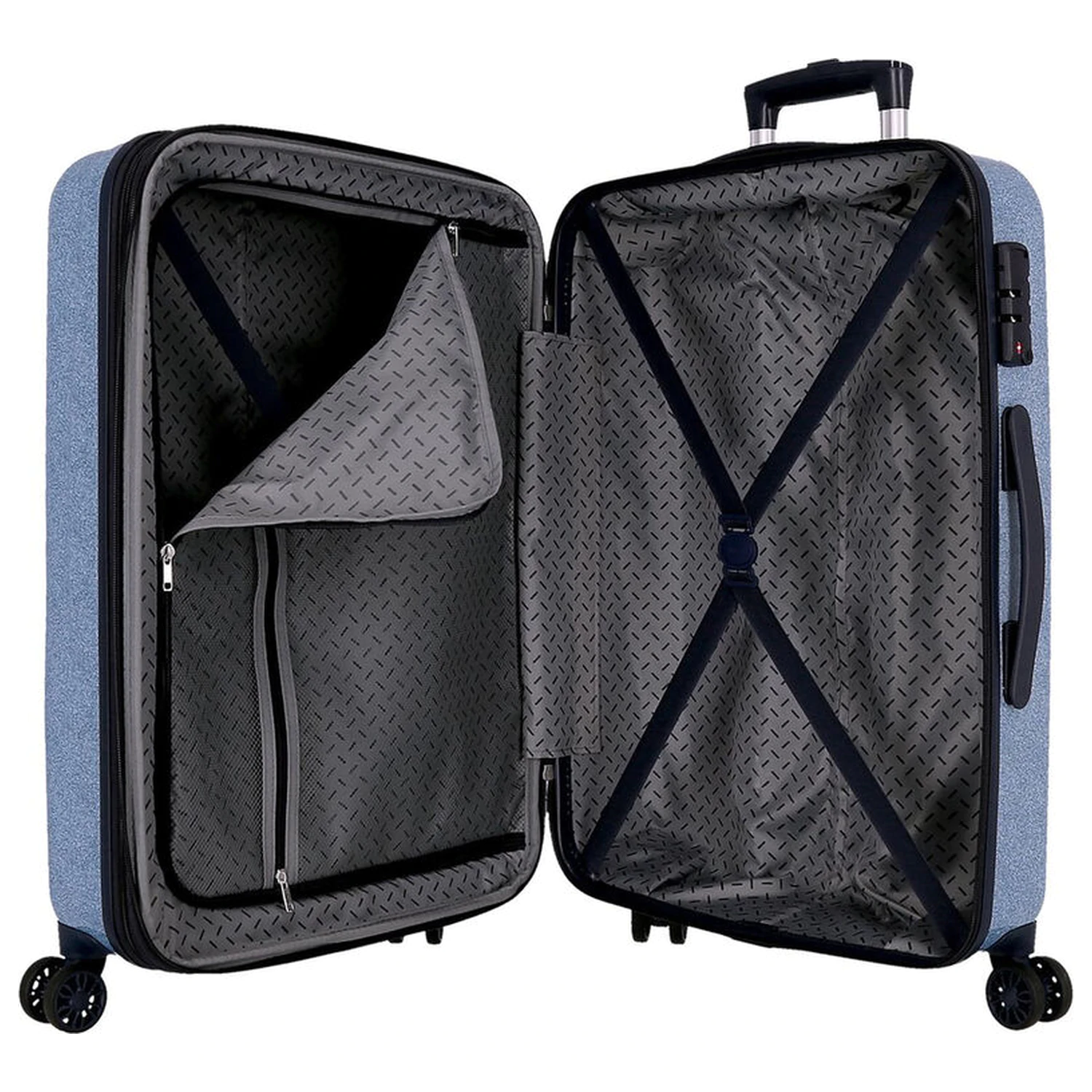 Disney Stitch Hearts ABS Trolley Koffer 65cm Produktfoto