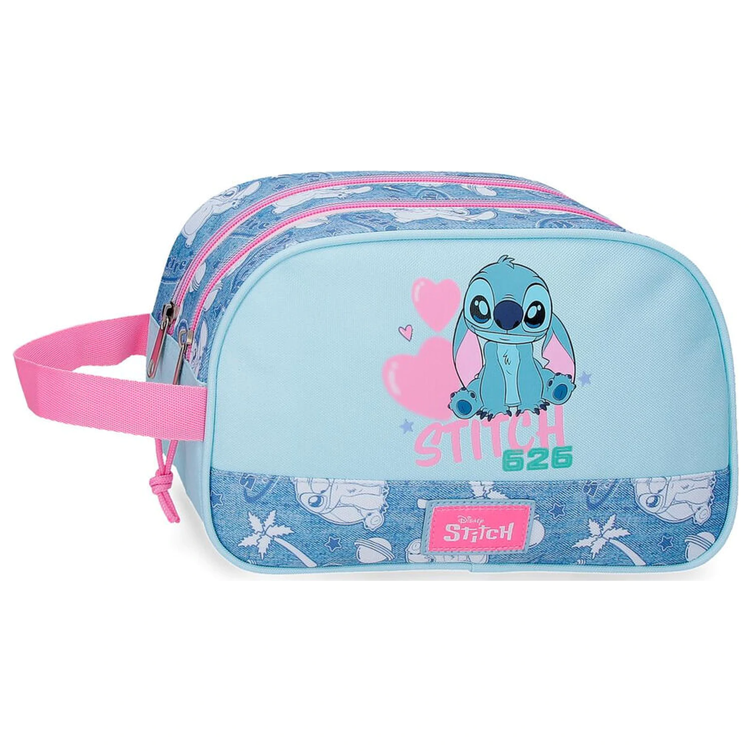 Disney Stitch Hearts anpassbarer Schminkkoffer Produktfoto