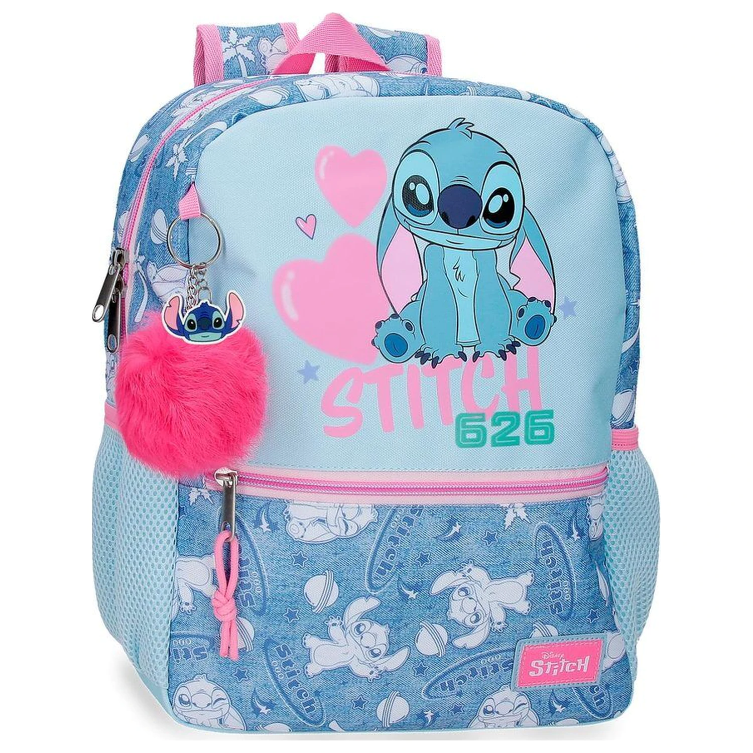 Disney Stitch Hearts anpassungsfähiger Rucksack 33cm Produktfoto