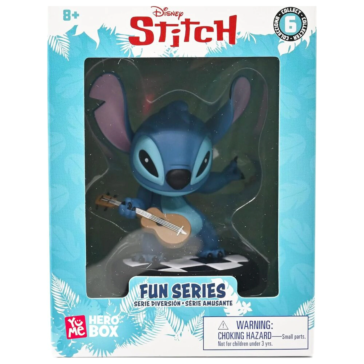 Disney Stitch Hero Box Gitarrist Stitch Figur 8cm Produktfoto