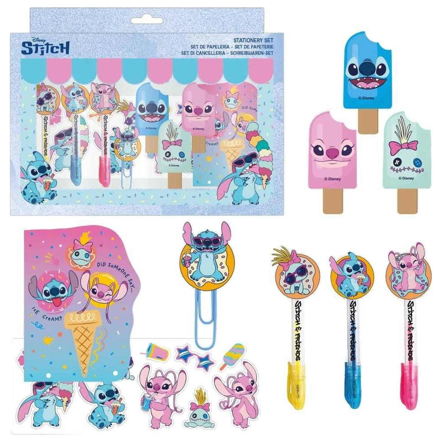 Disney Stitch Schreibwaren-Set Produktfoto