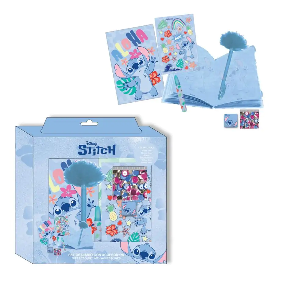 Disney Stitch Tagebuch Set Produktfoto