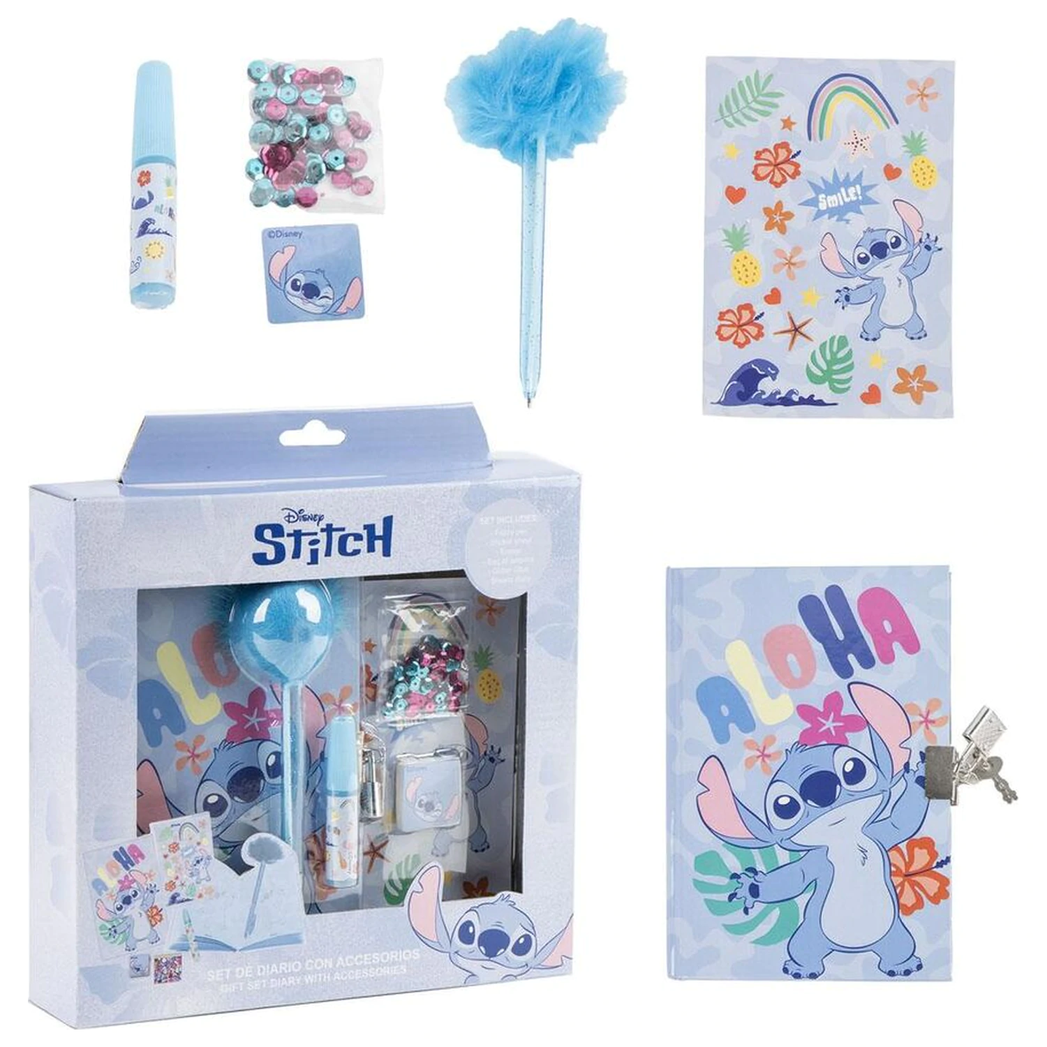 Disney Stitch Tagebuch Set Produktfoto