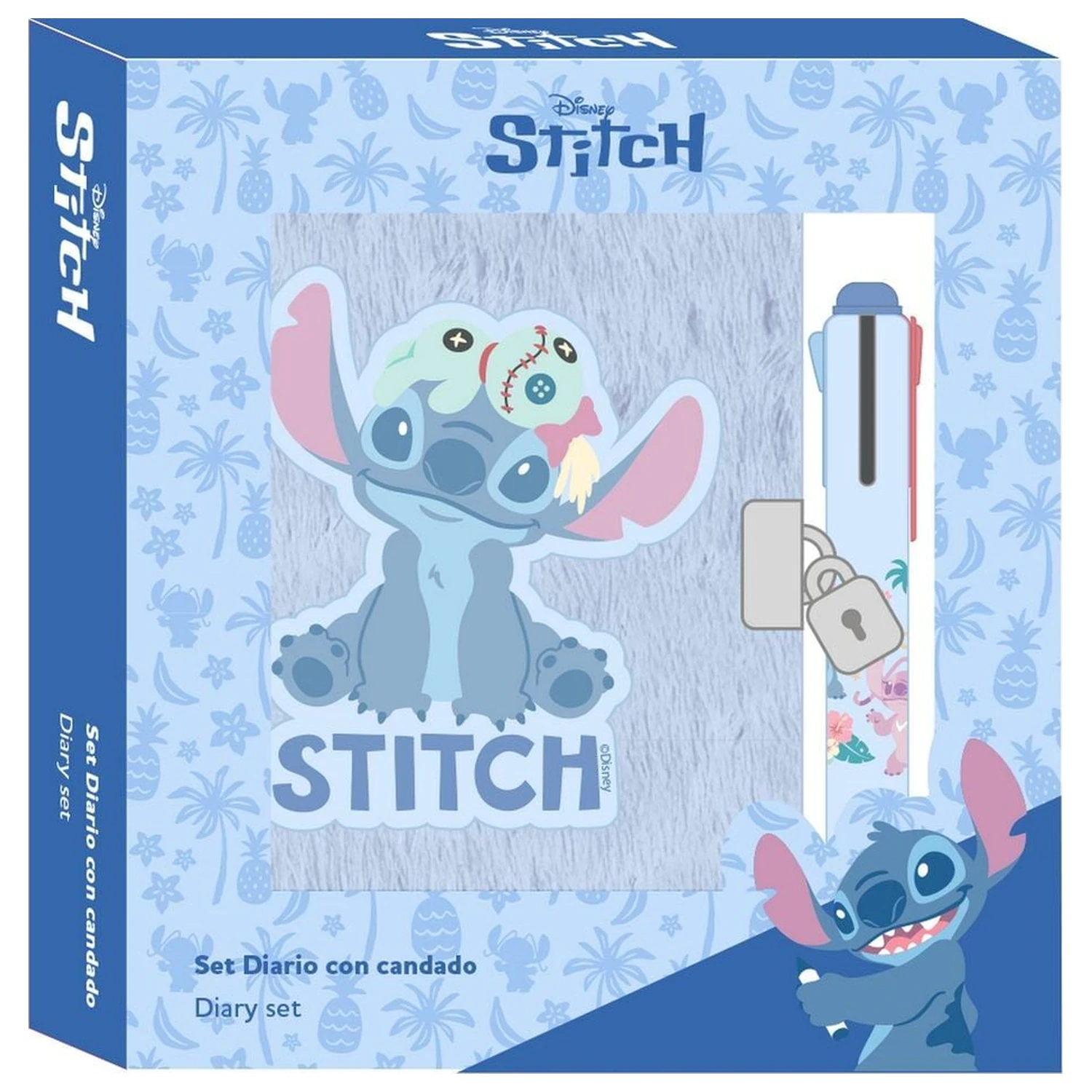 Disney Stitch Tagebuch + 4-Farben-Stift Produktfoto