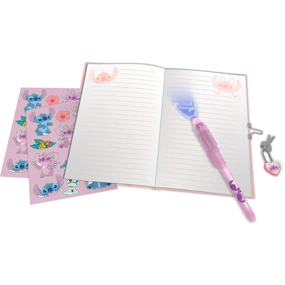 Disney Stitch Hardcover-Notizbuch und Zauberstift-Set Produktfoto