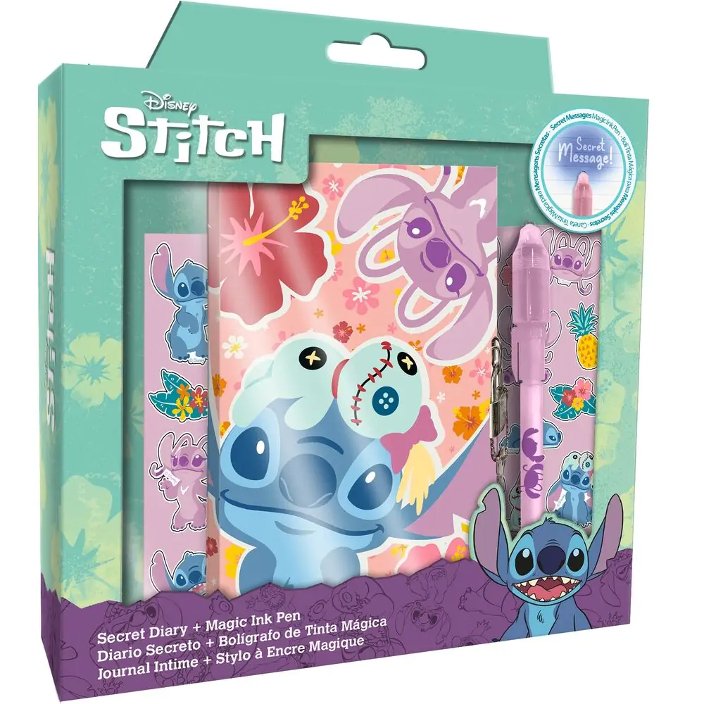 Disney Stitch Hardcover-Notizbuch und Zauberstift-Set Produktfoto