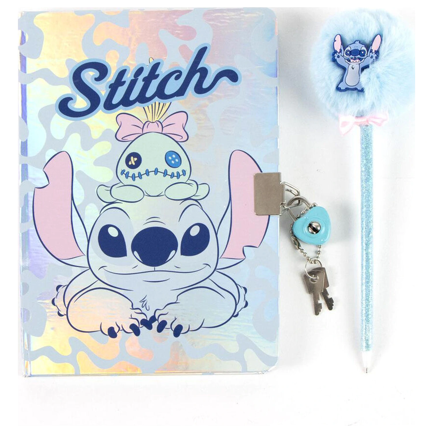 Disney Stitch Tagebuch + Stift Produktfoto