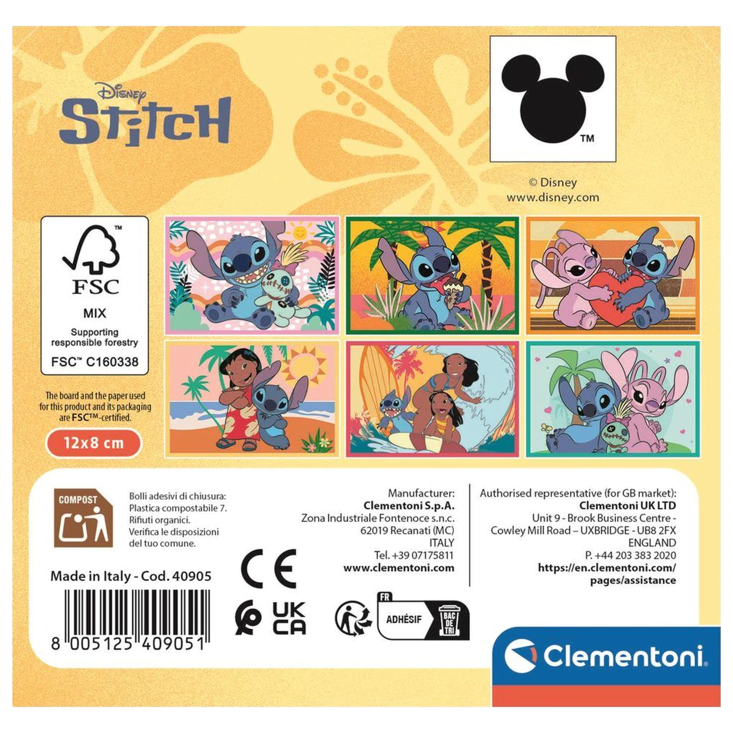 Disney Stitch Cubes Puzzle 6 Teile Produktfoto