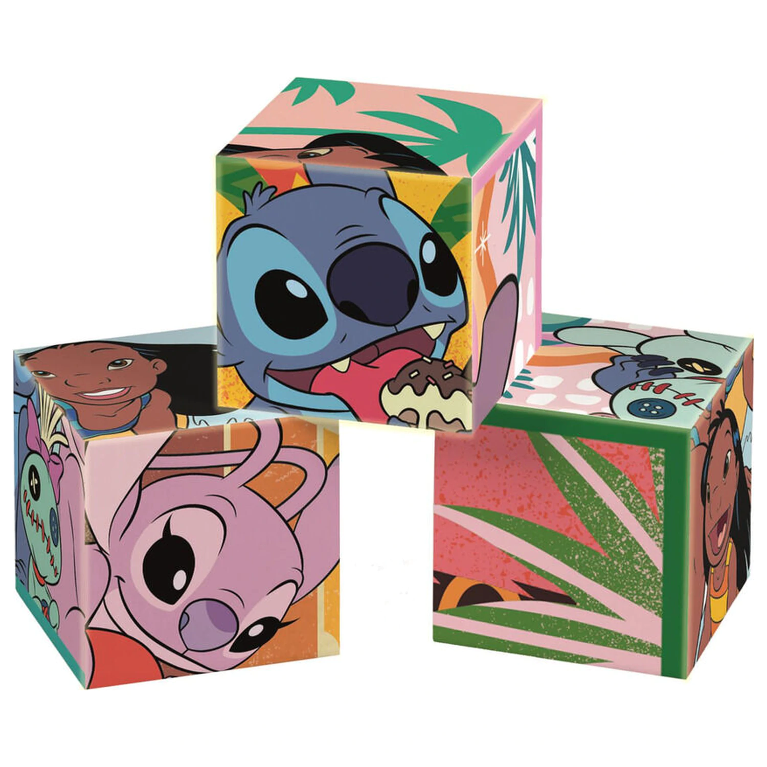 Disney Stitch Cubes Puzzle 6 Teile Produktfoto