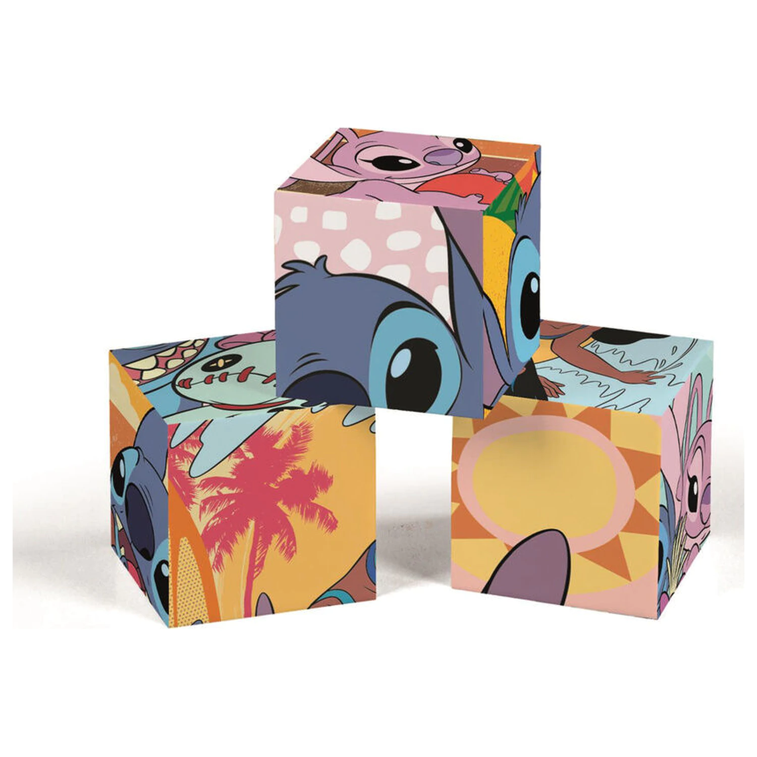 Disney Stitch Cubes Puzzle 6 Teile Produktfoto