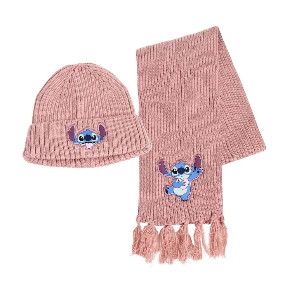 Disney Stitch Mütze und Schal Set termékfotó