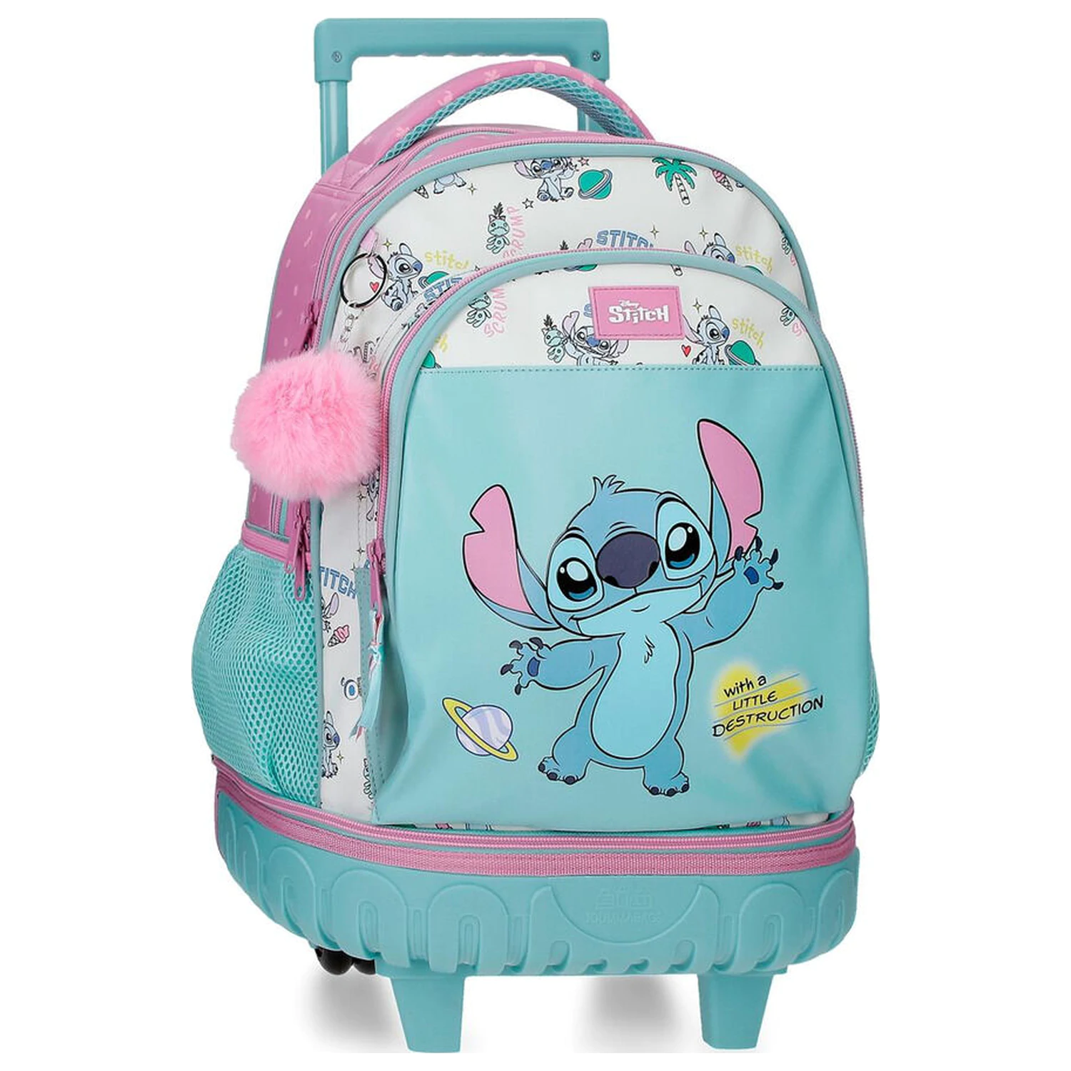 Disney Stitch Little Destruction ausziehbarer kompakter Trolley 43cm Produktfoto
