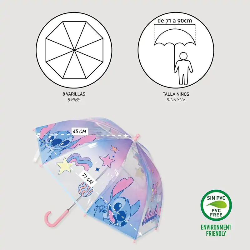Disney Stitch manueller Regenschirm Produktfoto