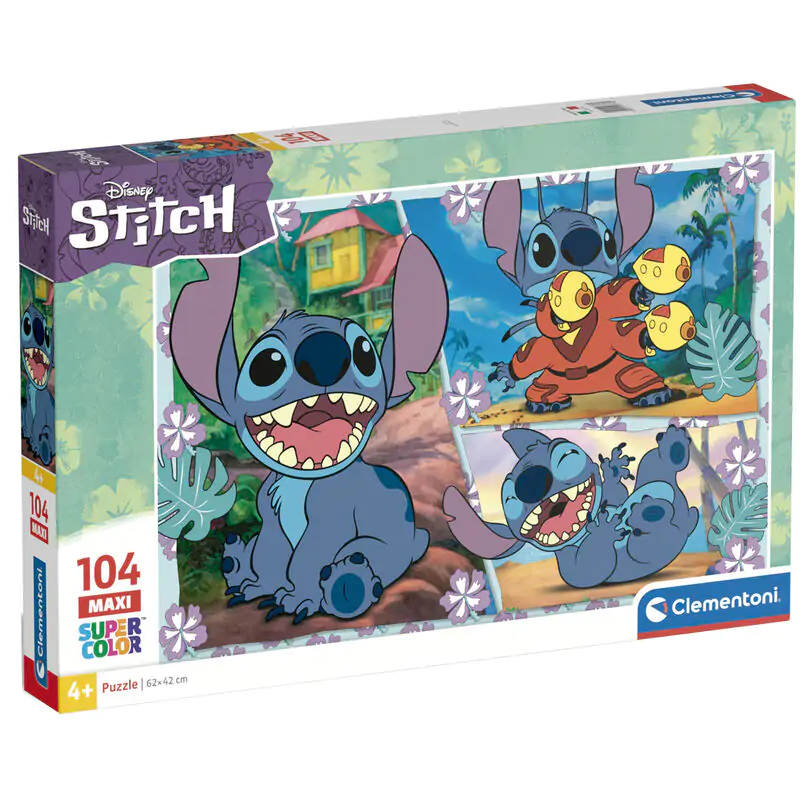 Disney Stitch maxi Puzzle 104St Produktfoto