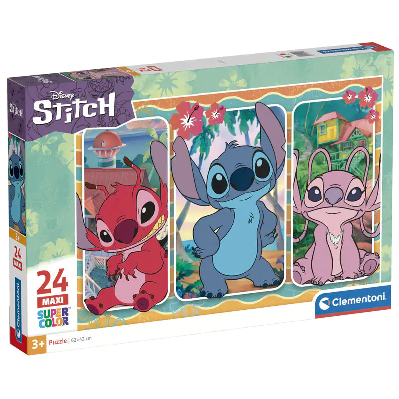 Disney Stitch maxi Puzzle 24St Produktfoto