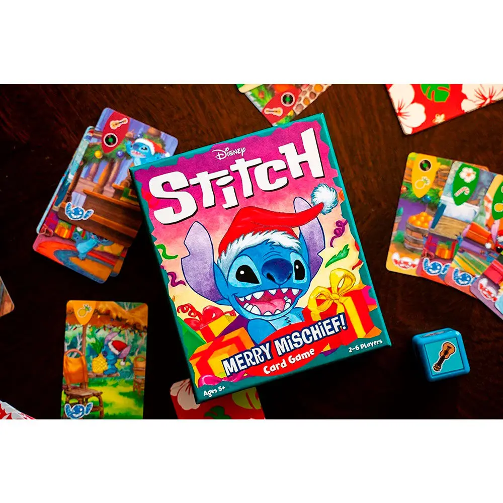 Englische Version Disney Stitch Merry Mischief Kartenspiel Produktfoto