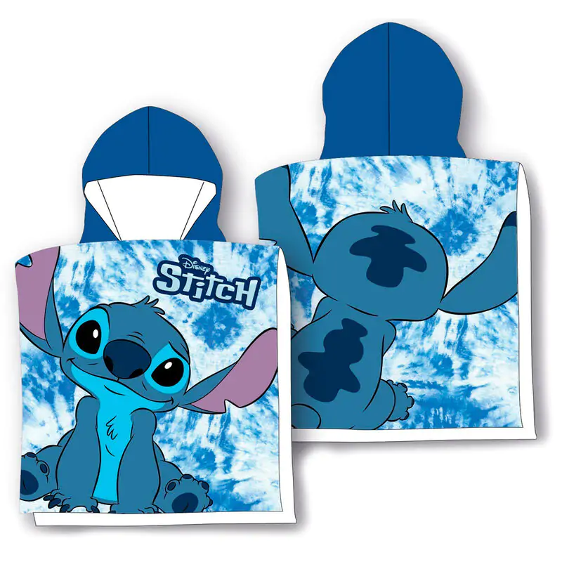 Disney Stitch Microfaser Poncho Handtuch Produktfoto