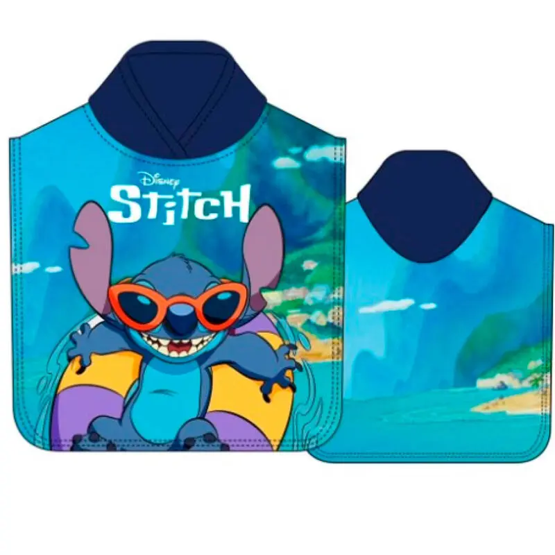 Disney Stitch Microfaser Poncho Handtuch termékfotó