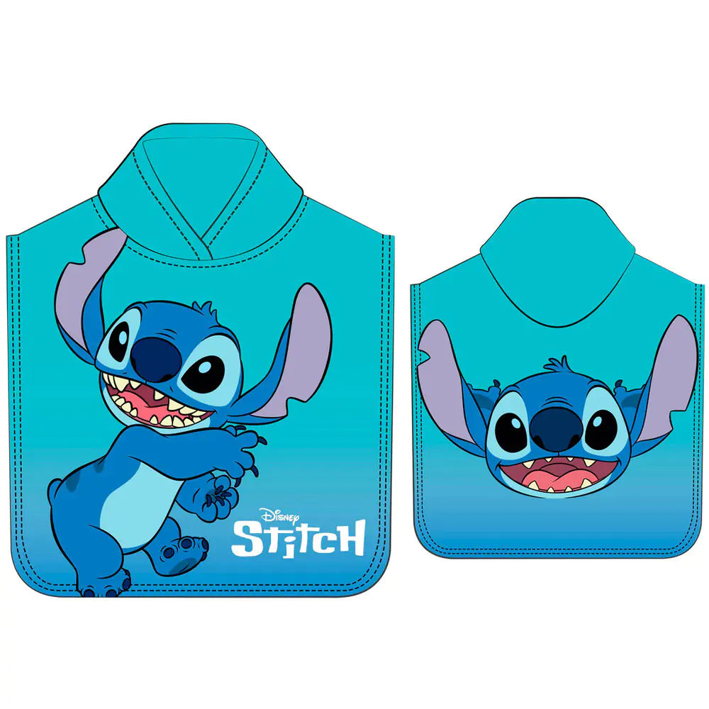 Disney Stitch Microfaser Poncho Handtuch termékfotó