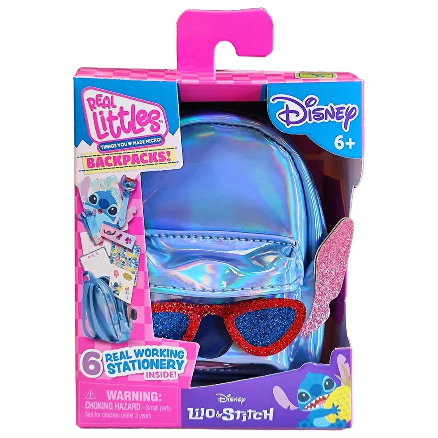 Disney Stitch mini Rucksack mit Zubehör Produktfoto
