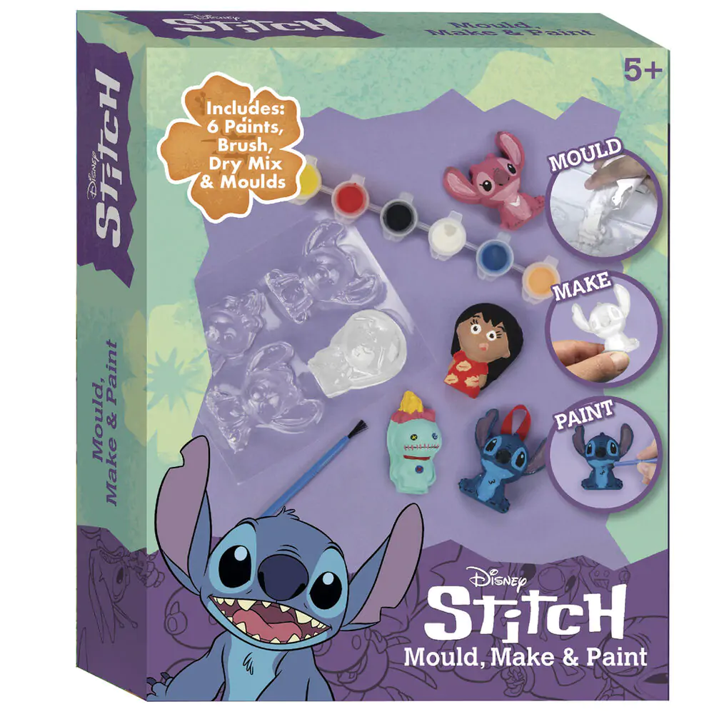 Disney Stitch Formen-Set zum Herstellen & Bemalen Produktfoto