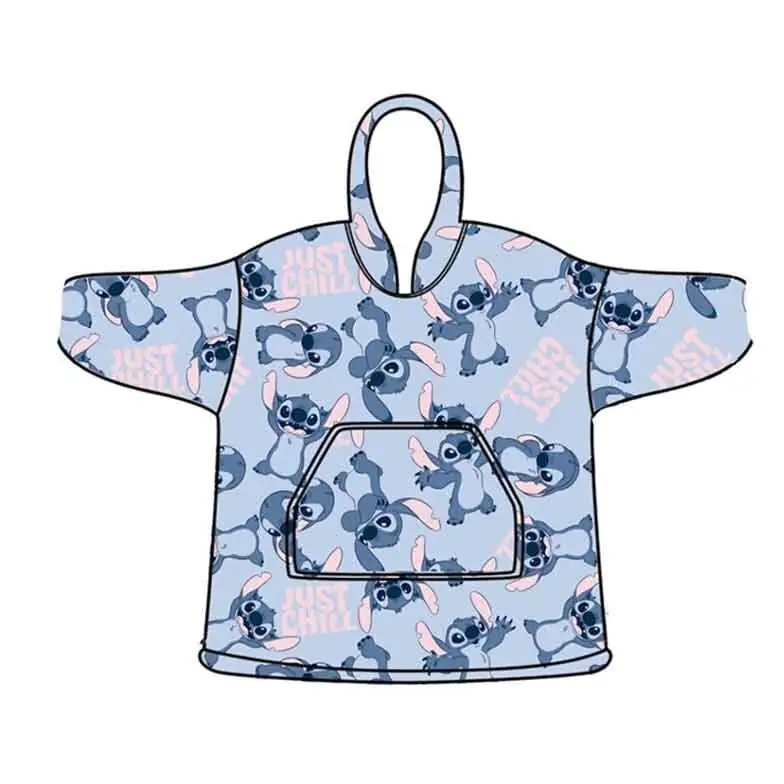 Disney Stitch Übergroßer Sweatshirt-Mantel für Kinder koralle Produktfoto