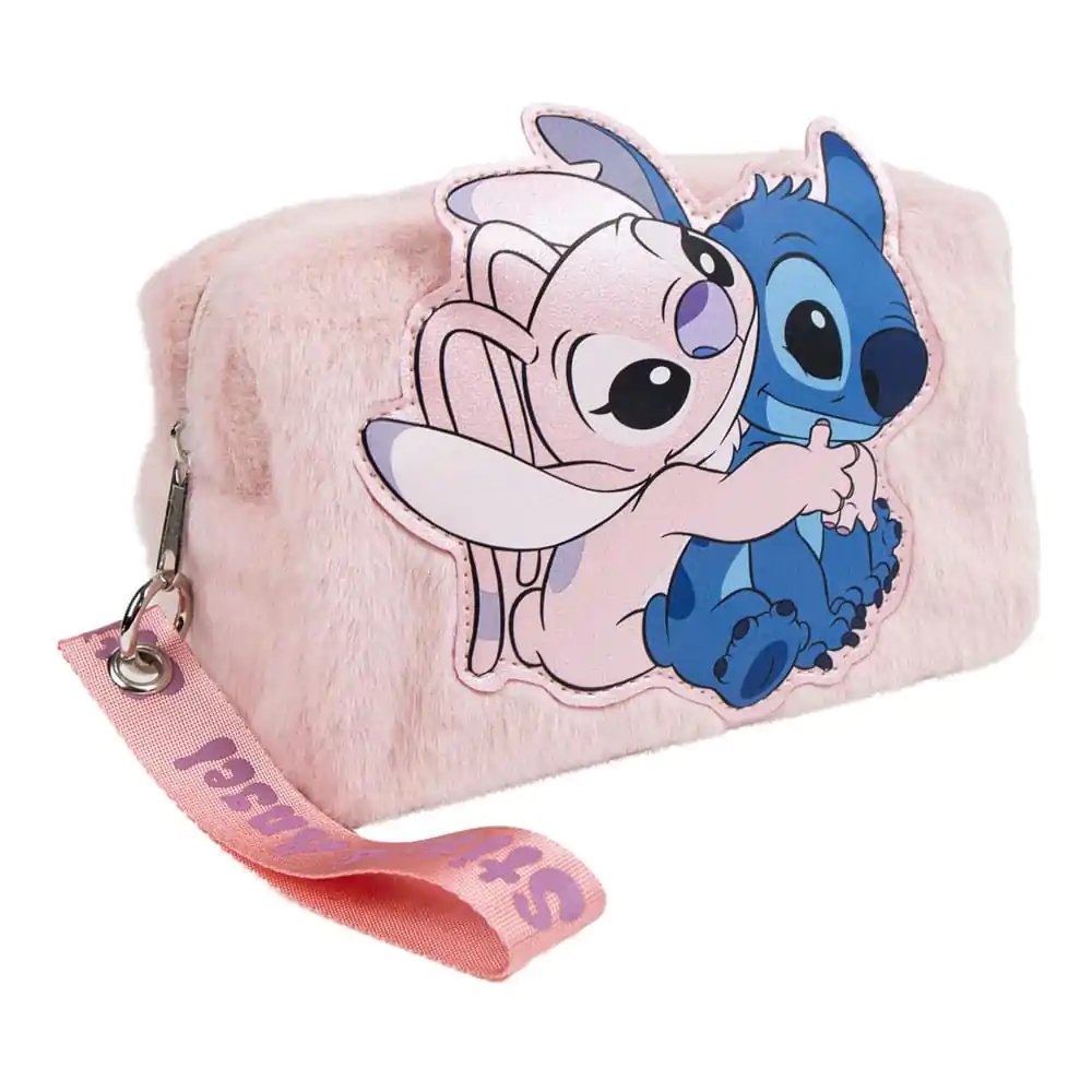 Lilo & Stitch Kosmetiktasche Stitch & Angel Rosa Produktfoto