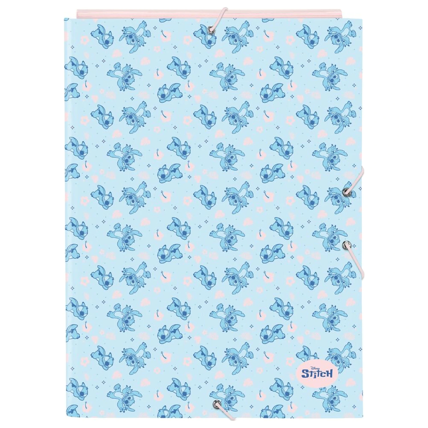 Disney Stitch Ohana A4 Kartonordner mit Klappen Produktfoto