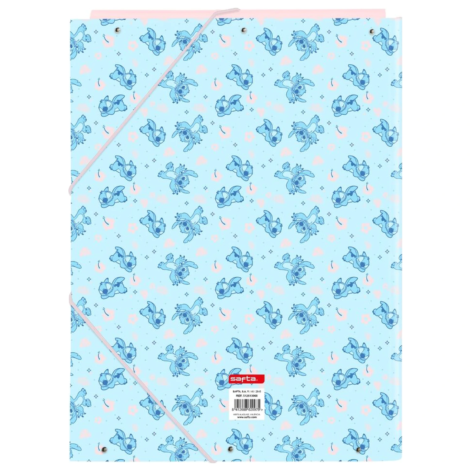 Disney Stitch Ohana A4 Kartonordner mit Klappen Produktfoto