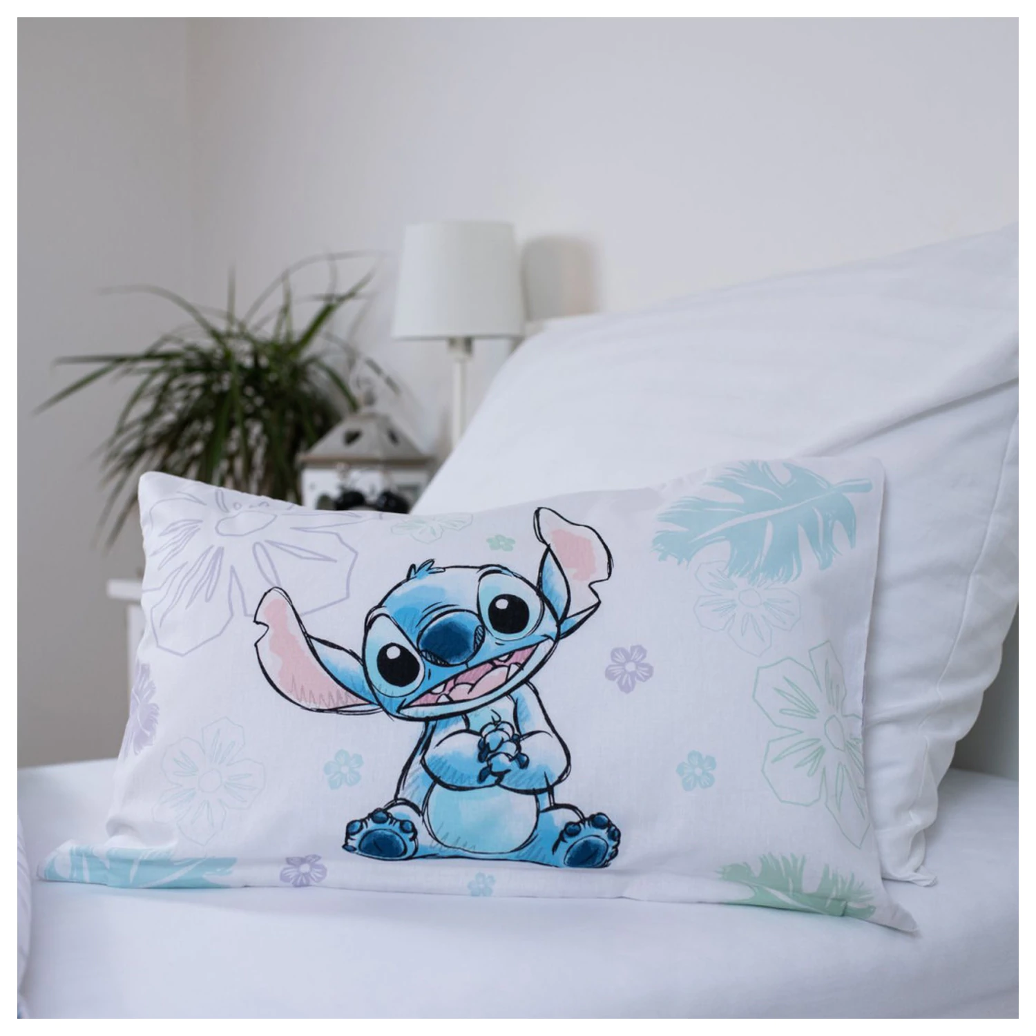 Disney Stitch Ohana Weißer Kinder Bettbezug Produktfoto