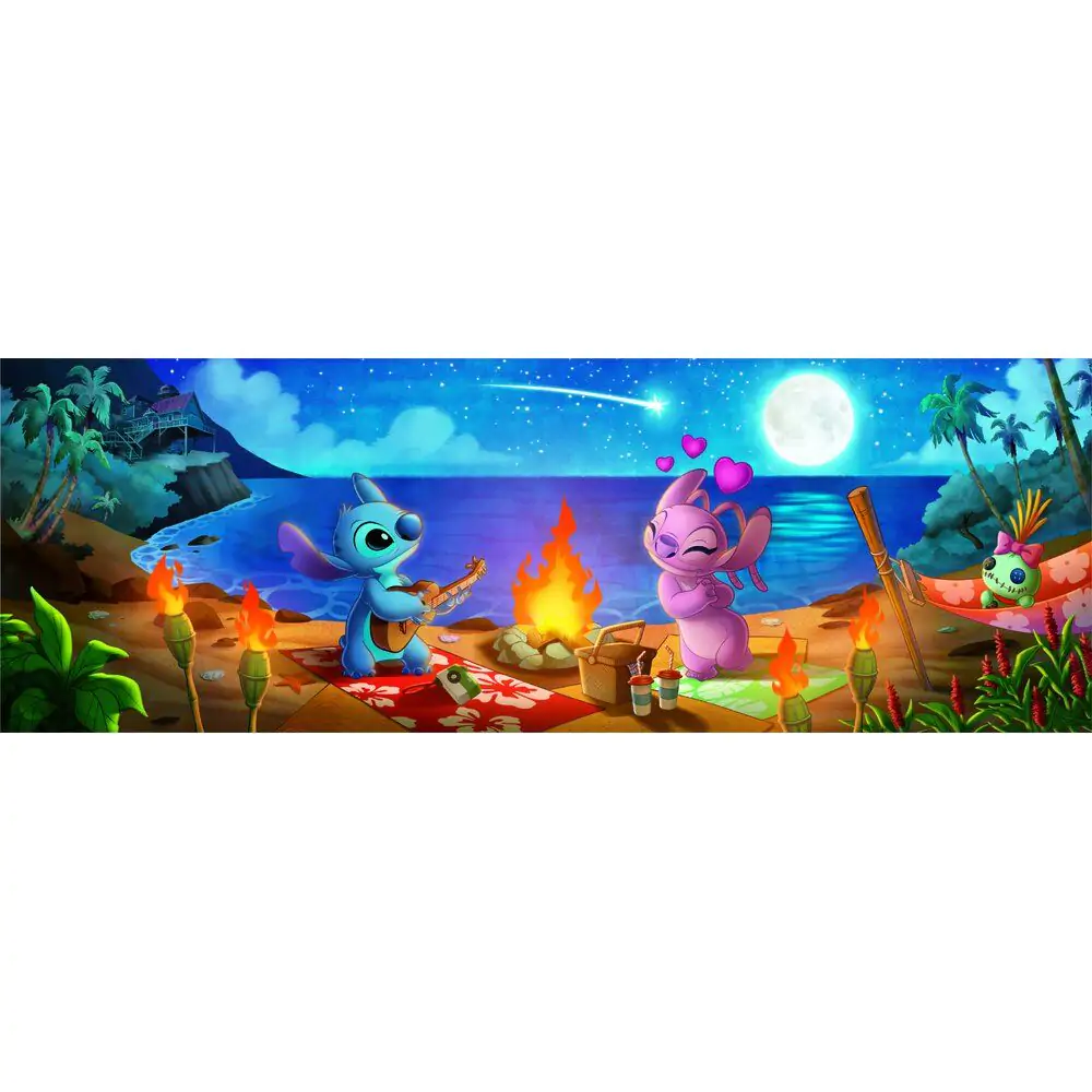 Disney Stitch Panorama Puzzle 1000St Produktfoto