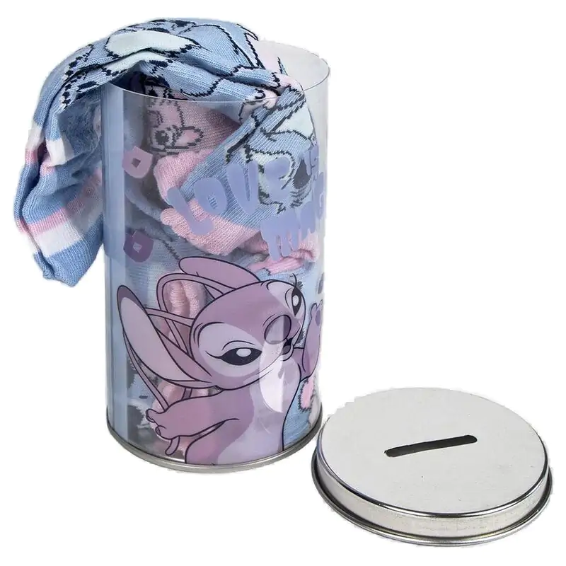 Disney Stitch Spardose und Socken Pack 27/30 termékfotó