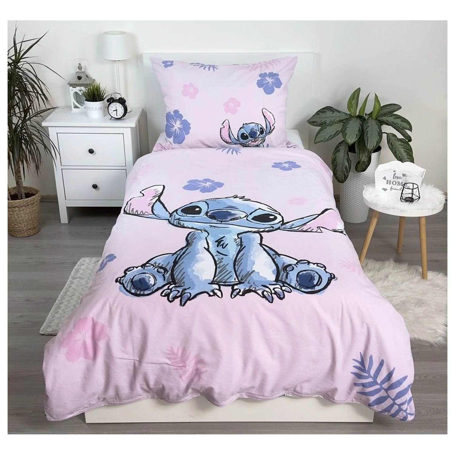 Disney Stitch Pink Bettbezug Produktfoto