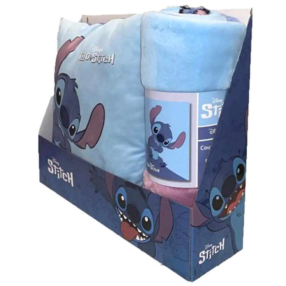 Disney Stitch Polardecke + Kissen set termékfotó