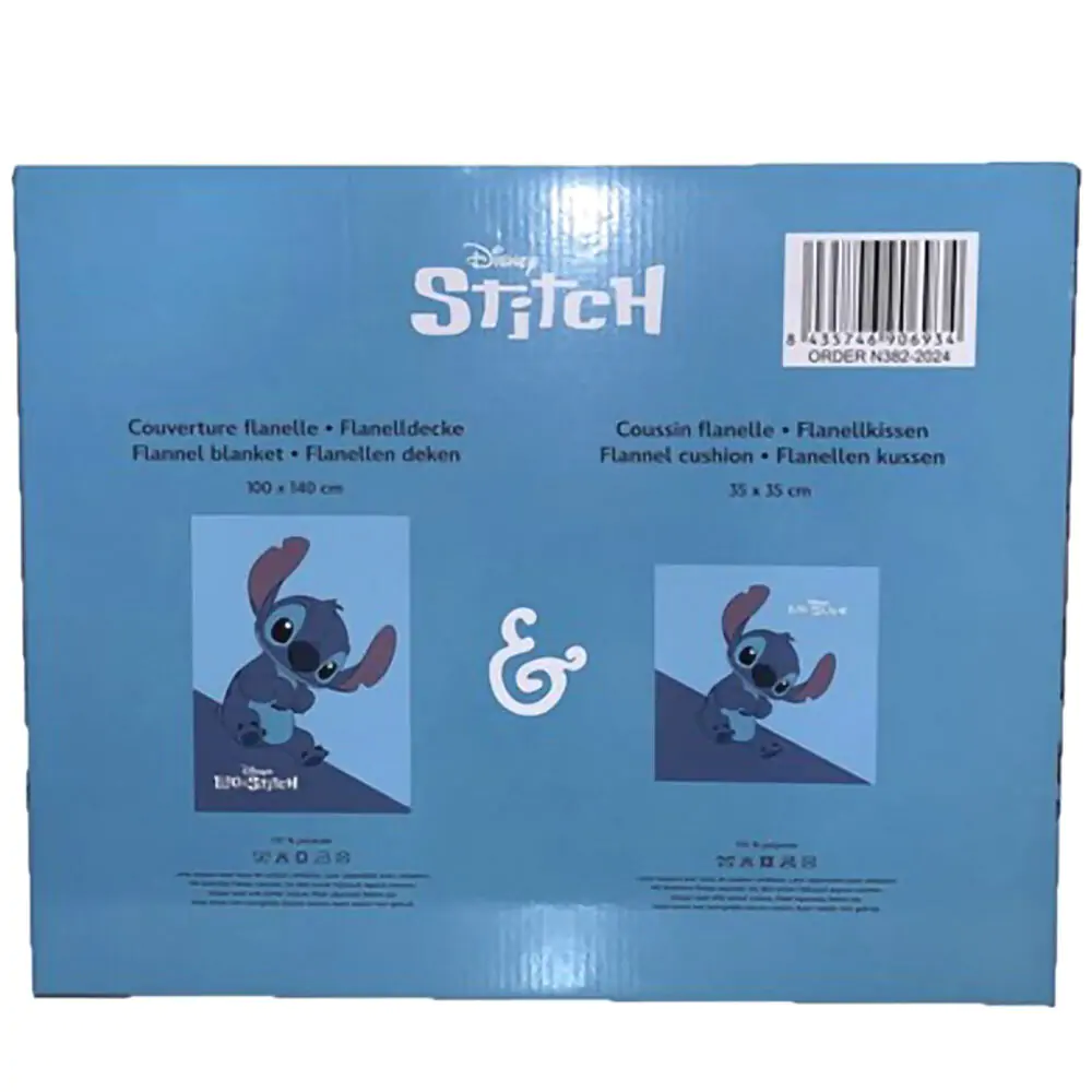 Disney Stitch Polardecke + Kissen set Produktfoto