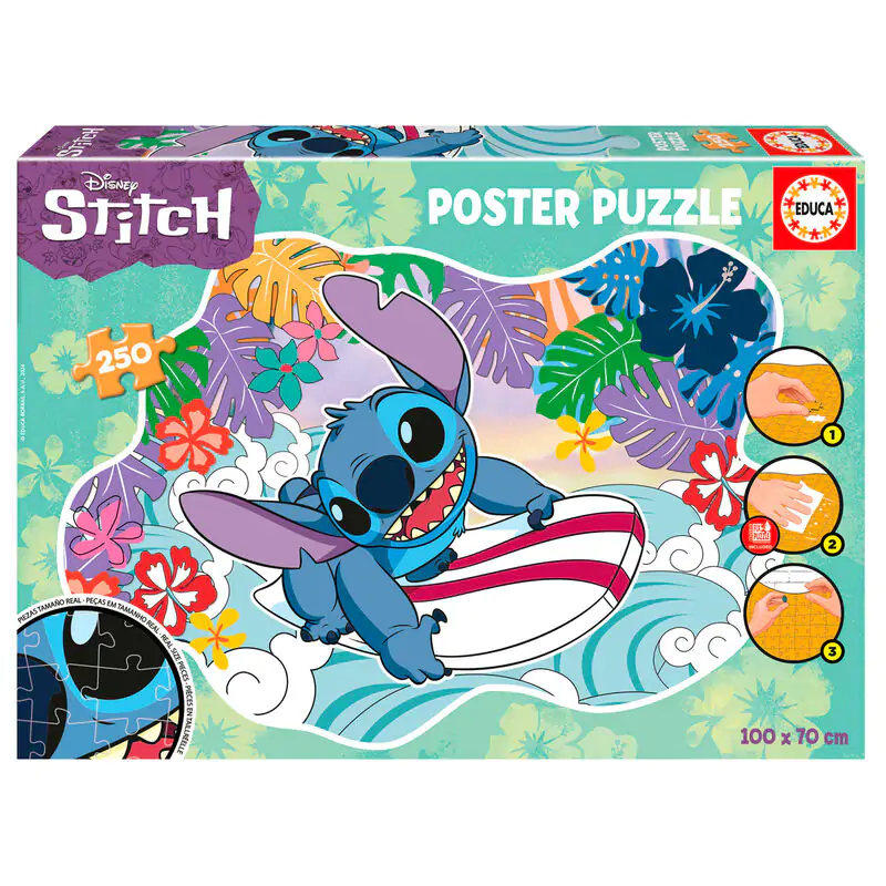 Disney Stitch Poster Puzzle 250St termékfotó