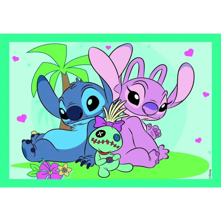 Disney Stitch Puzzle 12+16+20+24St Produktfoto