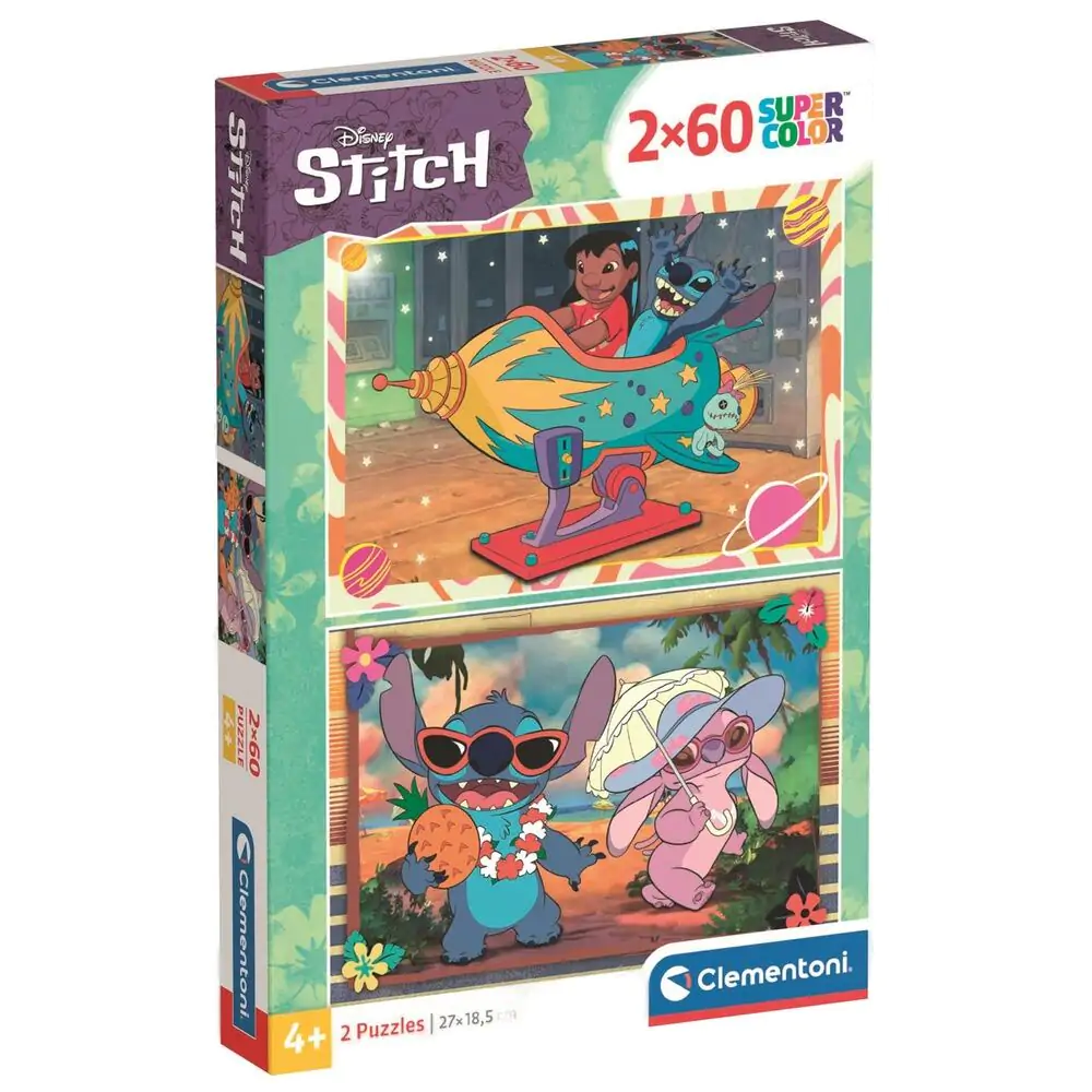 Disney Stitch Puzzle 2x60St Produktfoto