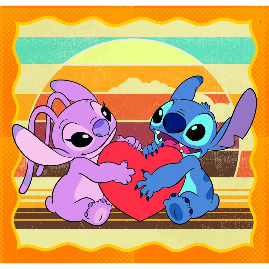 Disney Stitch Puzzle 3x48St Produktfoto