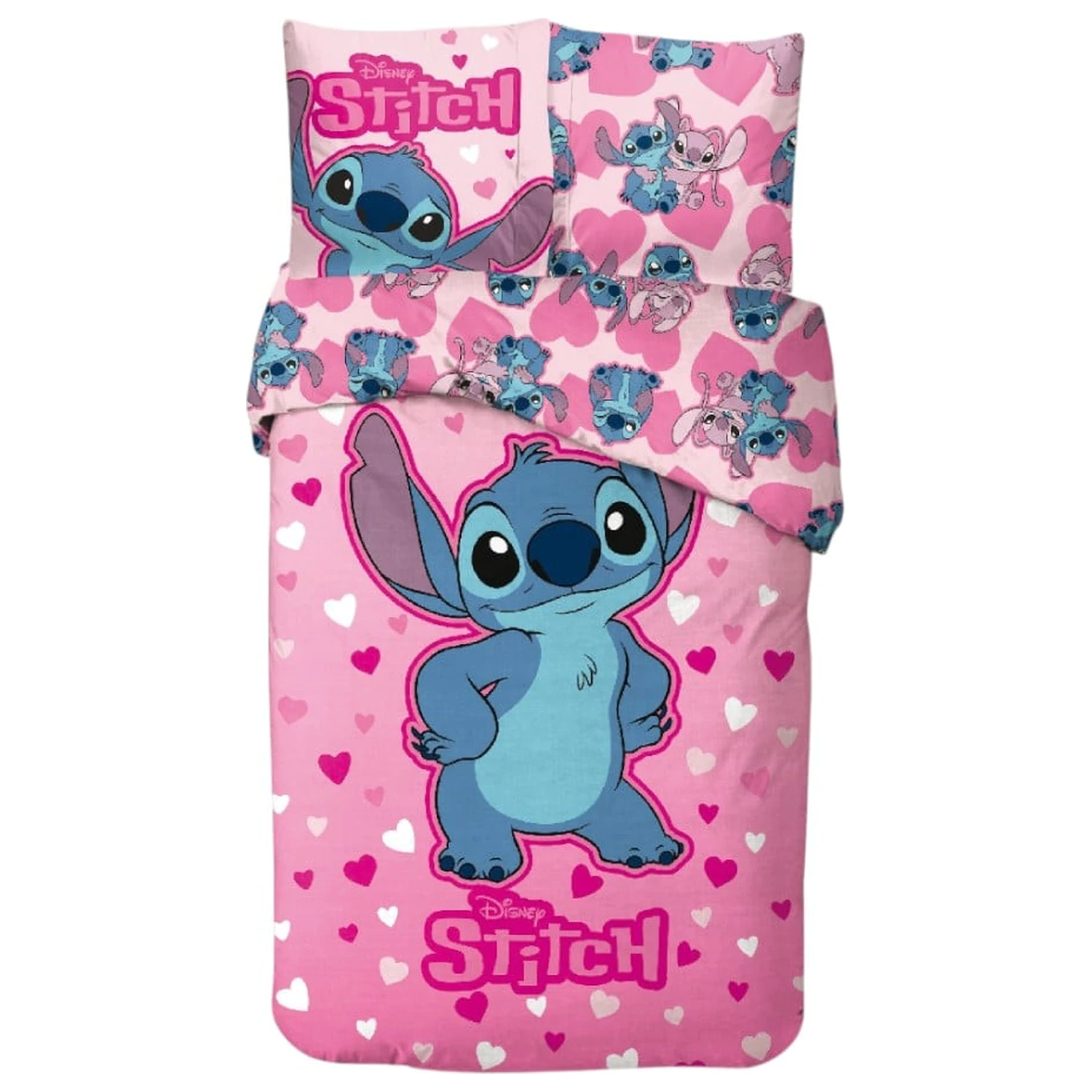 Disney Stitch Rose Heart Bettbezug Produktfoto