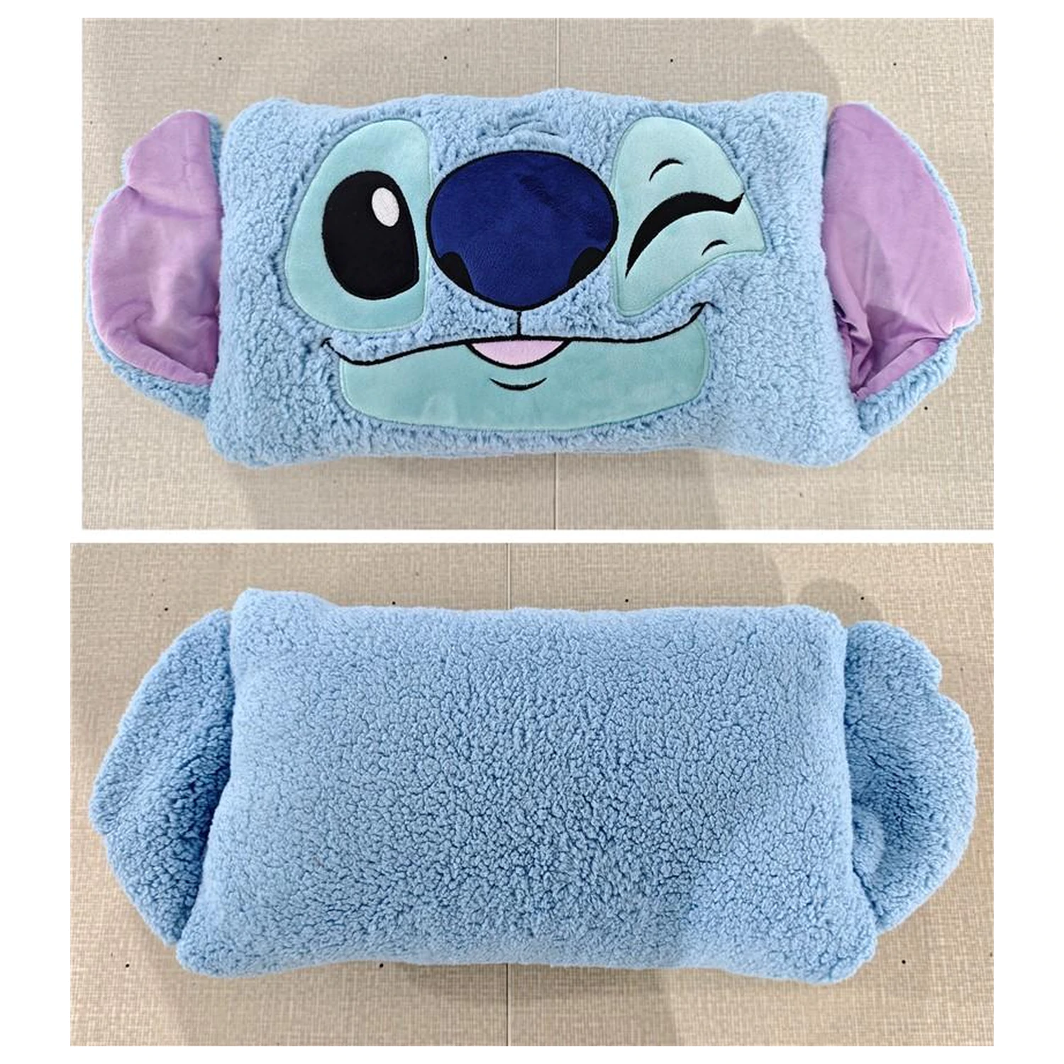 DISNEY Stitch Sherpa Kissen 35x38cm Produktfoto