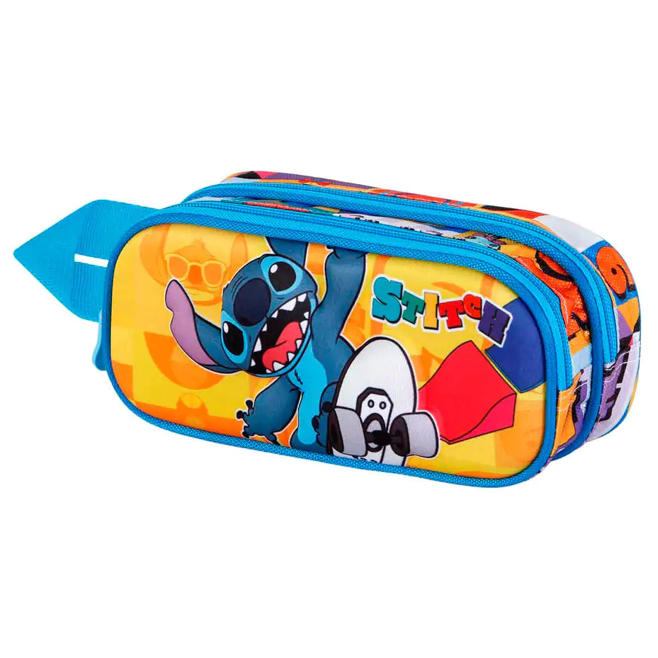 Disney Stitch Skater 3D Doppeltes Mäppchen Produktfoto