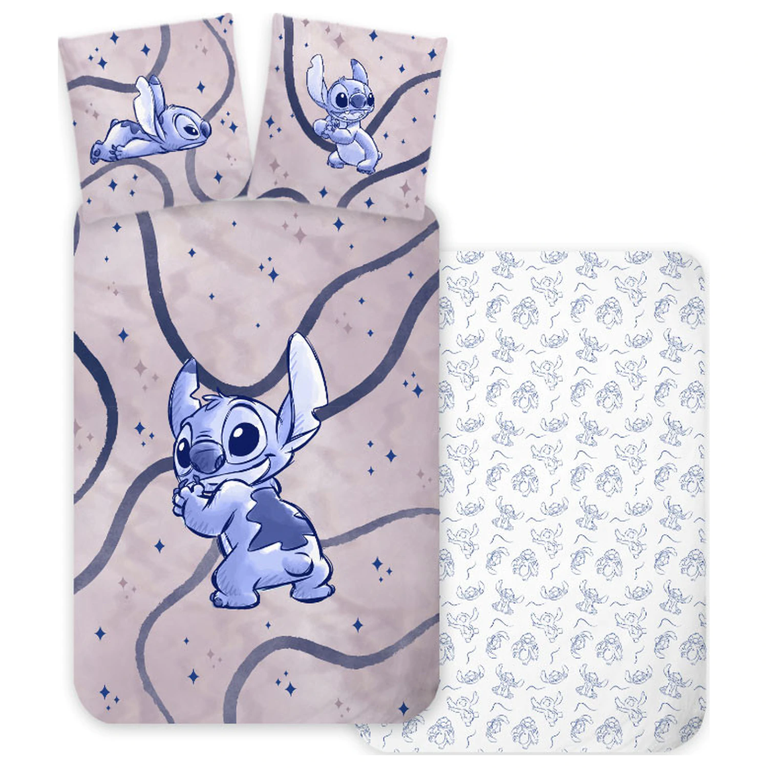 Disney Stitch Stellar Waves Vorschulkinder Bettbezug Produktfoto
