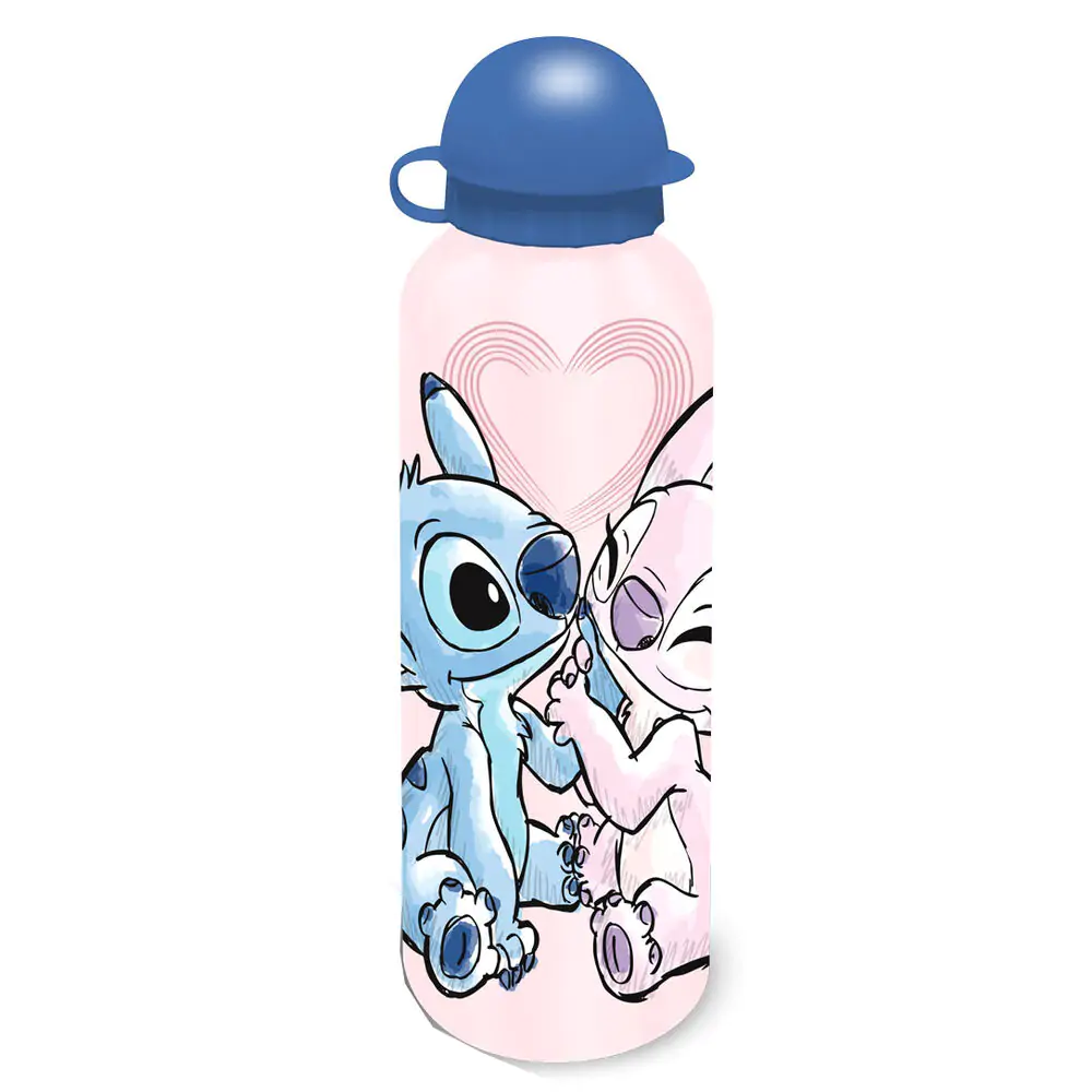 Disney Stitch Stitch &amp; Angel Aluminium Flasche 500ml Produktfoto