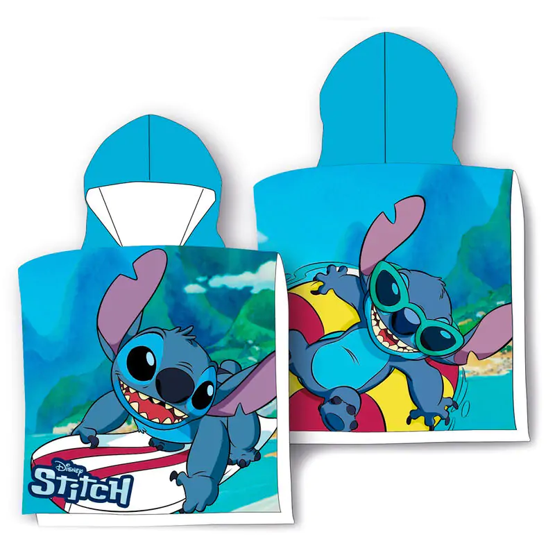 Disney Stitch Surf Microfaser Poncho Handtuch termékfotó