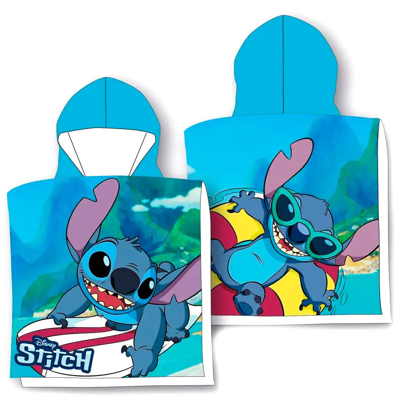 Disney Stitch Surf Baumwolle Poncho Handtuch termékfotó