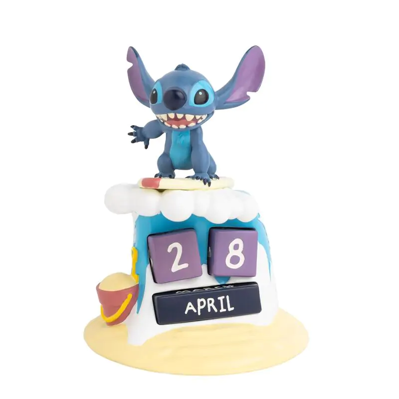 Disney Stitch Surfer 3D ewiger Kalender termékfotó