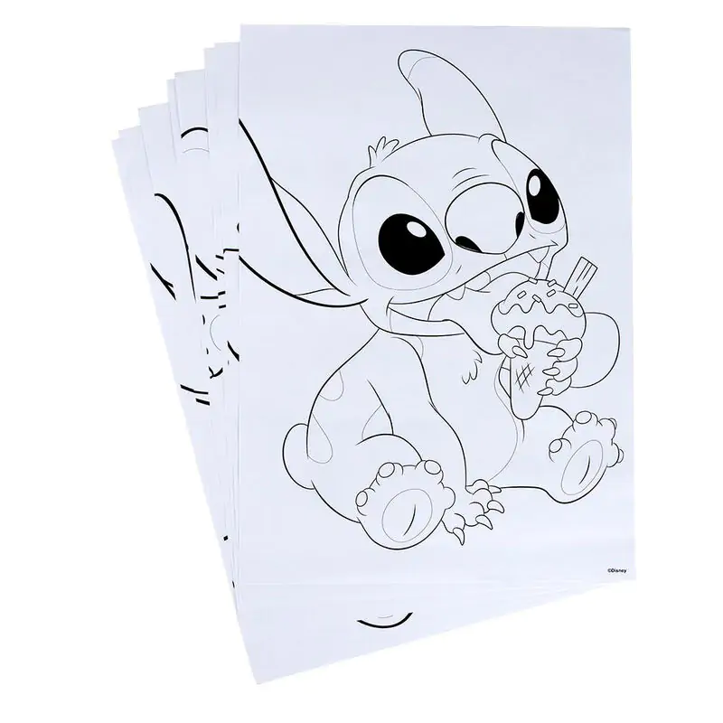 Disney Stitch Schreibwaren-set zum Ausmalen Produktfoto