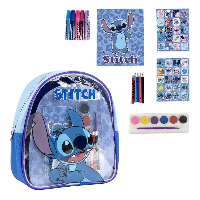 Disney Stitch Rucksack und Schreibwaren Set Produktfoto